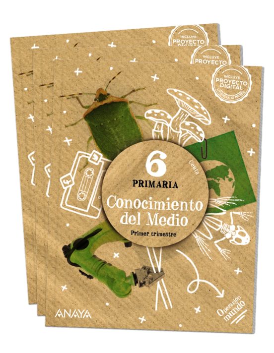 CONOCIMIENTO DEL MEDIO 6º EDUCACION PRIMARIA OPERACIÓN MUNDO