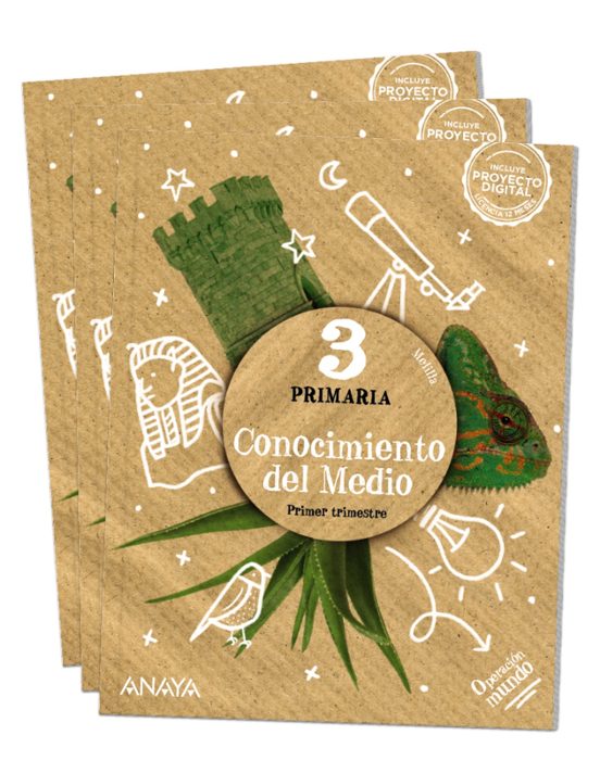 CONOCIMIENTO DEL MEDIO 3º EDUCACION PRIMARIA OPERACIÓN MUNDO