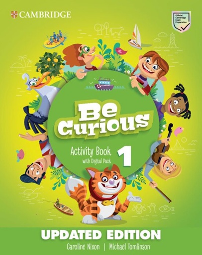 [978-84-132-2184-7] Be Curious Level 1 Activity Book with Home Booklet and Digital Pack Updated