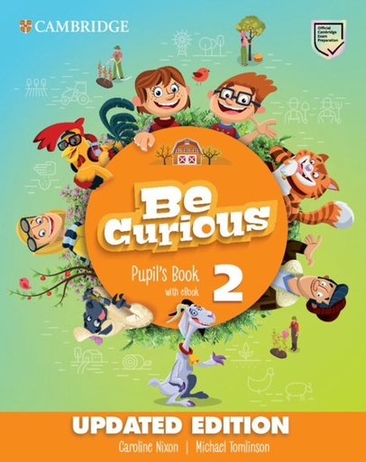 [978-84-132-2154-0] Be Curious Level 2 Pupil's Book with eBook Updated