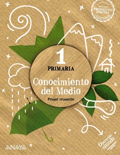 [978-84-143-1776-1] CONOCIMIENTO DEL MEDIO 1º EDUCACION PRIMARIA OPERACIÓN MUNDO