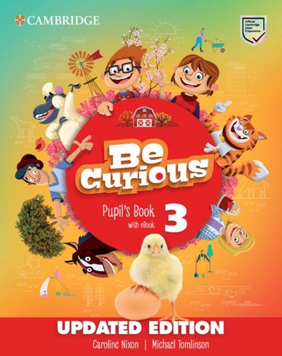 [978-84-132-2156-4] Be Curious Level 3 Pupil's Book with eBook Updated