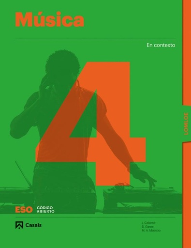 [978-84-218-7390-8] Música 4 ESO LOMLOE 2023