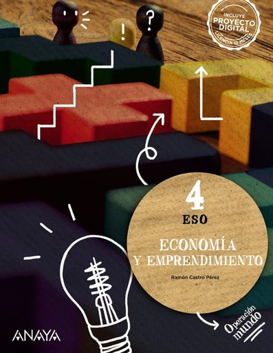 [978-84-143-2917-7] ECONOMÍA Y EMPRENDIMIENTO 4º ESO. OPERACIÓN MUNDO